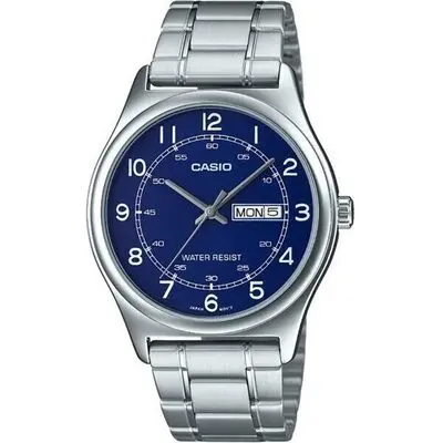 Casio Collection Day Date - Blue (MTP-V006D-2BUDF) Men WATCHES