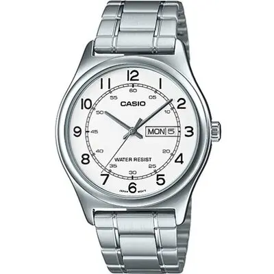 Casio Collection Day Date - White (MTP-V006D-7B2UDF) Men WATCHES