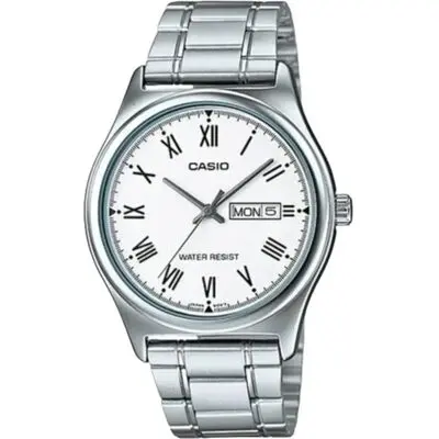 Casio Collection Day Date - White (MTP-V006D-7BUDF) Men WATCHES