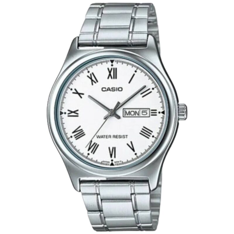 Casio Collection Day Date - White (MTP-V006D-7BUDF) Men's Watch