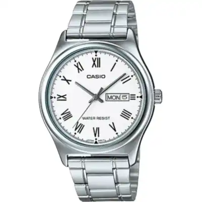 Casio Collection Day Date - White (MTP-V006D-7BUDF) Men WATCHES