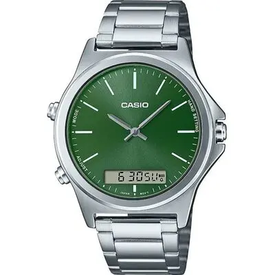 Casio Collection Ana-digit Alarm - Forest Green (MTP-VC01D-3EUDF) Men WATCHES
