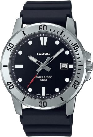 Casio Sport Collection Diver 50m - Black (MTP-VD01-1EVUDF) Men's Watch