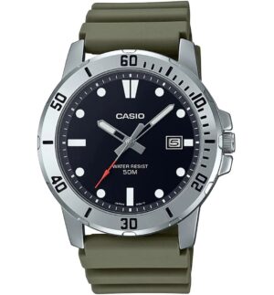 Casio Sport Collection Diver 50m - Black (MTP-VD01-3EVUDF) Men's Watch