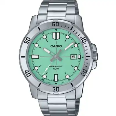Casio Sport Collection Diver 50m - Aqua Green (MTP-VD01D-3E1VUDF) Men WATCHES