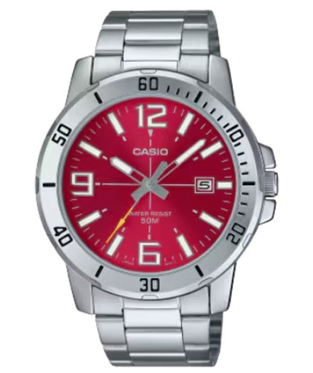 Casio Sport Collection Diver 50m - Red (MTP-VD01D-4BVUDF) Men's Watch