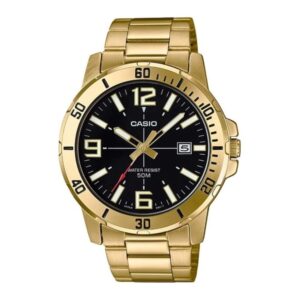 Casio Sport Collection Diver 50m Gold - Black (MTP-VD01G-1BVUDF) Men's Watch