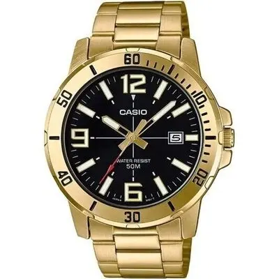 Casio Sport Collection Diver 50m Gold - Black (MTP-VD01G-1BVUDF) Men WATCHES