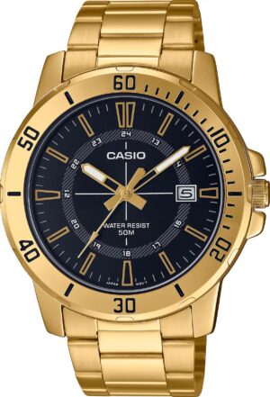 Casio Sport Collection Diver 50m Gold - Black (MTP-VD01G-1CVUDF) Men's Watch