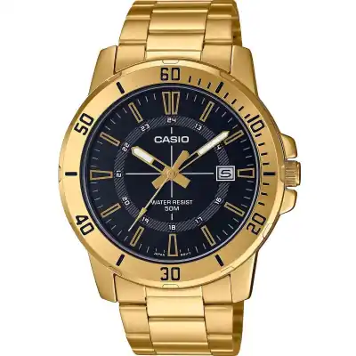 Casio Sport Collection Diver 50m Gold - Black (MTP-VD01G-1CVUDF) Men WATCHES