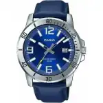 Casio Sport Collection Diver 50m Leather - Blue (MTP-VD01L-2BVUDF) Men WATCHES