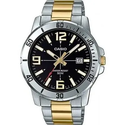 Casio Sport Collection Diver 50m Two Tones - Black (MTP-VD01SG-1BVUDF) Men WATCHES