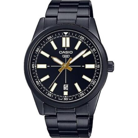 Casio Collection Casual Date - Full Black (MTP-VD02B-1EUDF) Men WATCHES