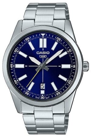 Casio Collection Date - Blue (MTP-VD02D-2EUDF) Men's Watch