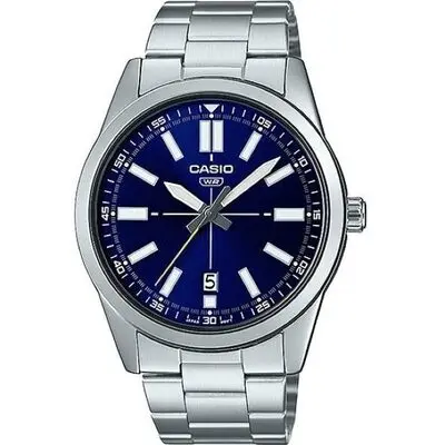 Casio Collection Date - Blue (MTP-VD02D-2EUDF) Men WATCHES
