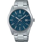 Casio Collection Date - Carbon Look - Petrol Blue (MTP-VD03D-2A2UDF) Men WATCHES