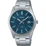 Casio Collection Date - Carbon Look - Petrol Blue (MTP-VD03D-2A2UDF) Men WATCHES