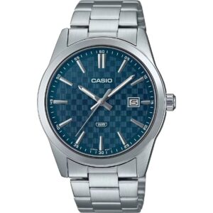 Casio Collection Date - Carbon Look - Petrol Blue (MTP-VD03D-2A2UDF) Men WATCHES