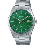 Casio Collection date - carbon look - green (mtp-vd03d-3a1udf) Men's Watch