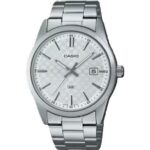 Casio Collection Date - Carbon Look - Silver (MTP-VD03D-7AUDF) Men WATCHES