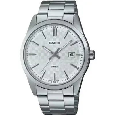 Casio Collection Date - Carbon Look - Silver (MTP-VD03D-7AUDF) Men WATCHES