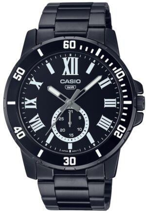 Casio Collection Diver Date - Black (MTP-VD200B-1BUDF) Men's Watch