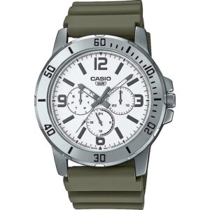 CASIO COLLECTION DIVER MULTIFUCTION - WHITE (MTP-VD300-3BUDF) Men WATCHES