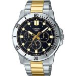 Casio Collection Diver Multifuction Steel&gold - Black (MTP-VD300SG-1EUDF) Men WATCHES