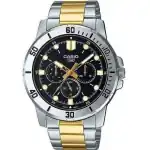 Casio Collection Diver Multifuction Steel&gold - Black (MTP-VD300SG-1EUDF) Men WATCHES