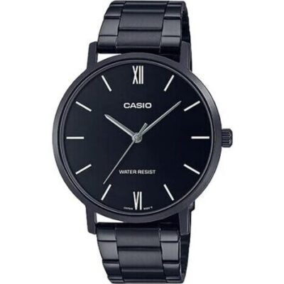 Casio Collection Minimal - Full Black (MTP-VT01B-1BUDF) Men's Watch
