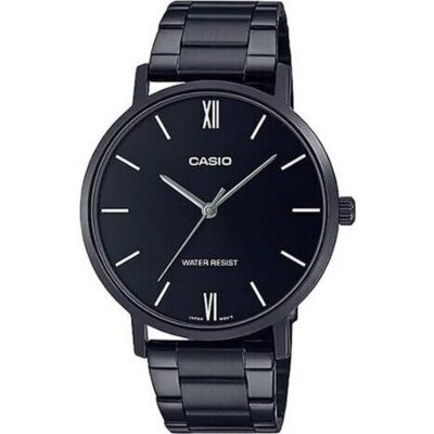 Casio Collection Minimal - Full Black (MTP-VT01B-1BUDF) Men's Watch