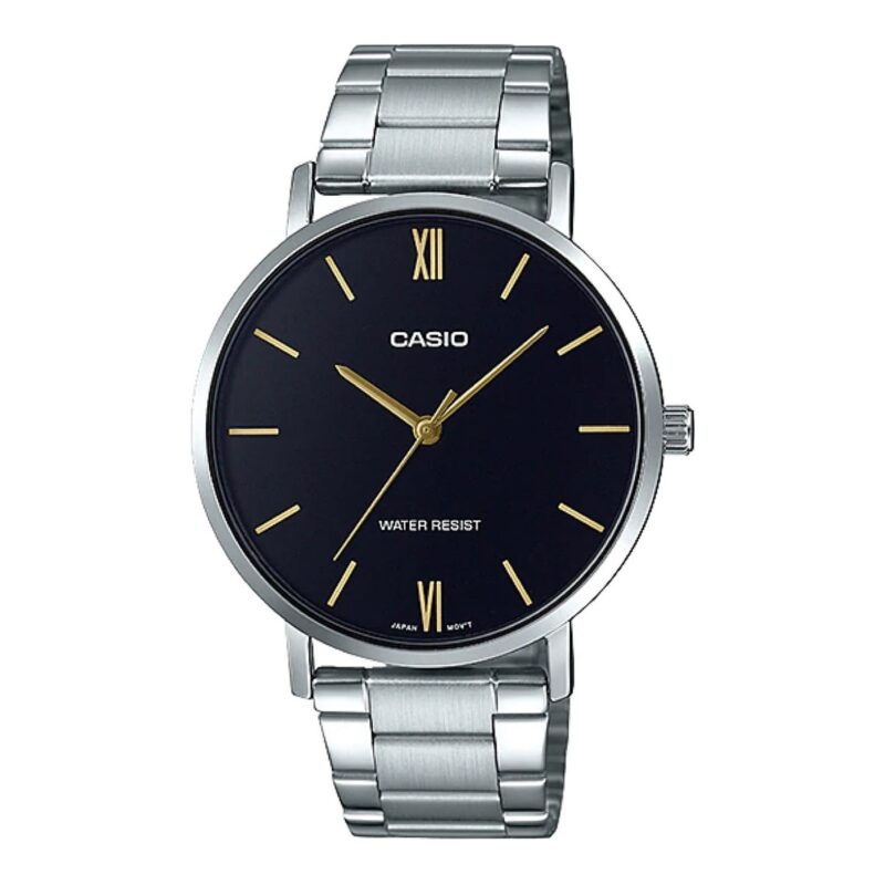 Casio Collection Minimal - Black (MTP-VT01D-1BUDF) Men's Watch