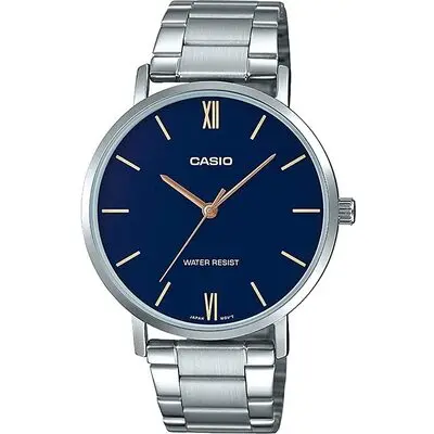 Casio Collection Minimal - Petrol Blue (MTP-VT01D-2BUDF) Men WATCHES