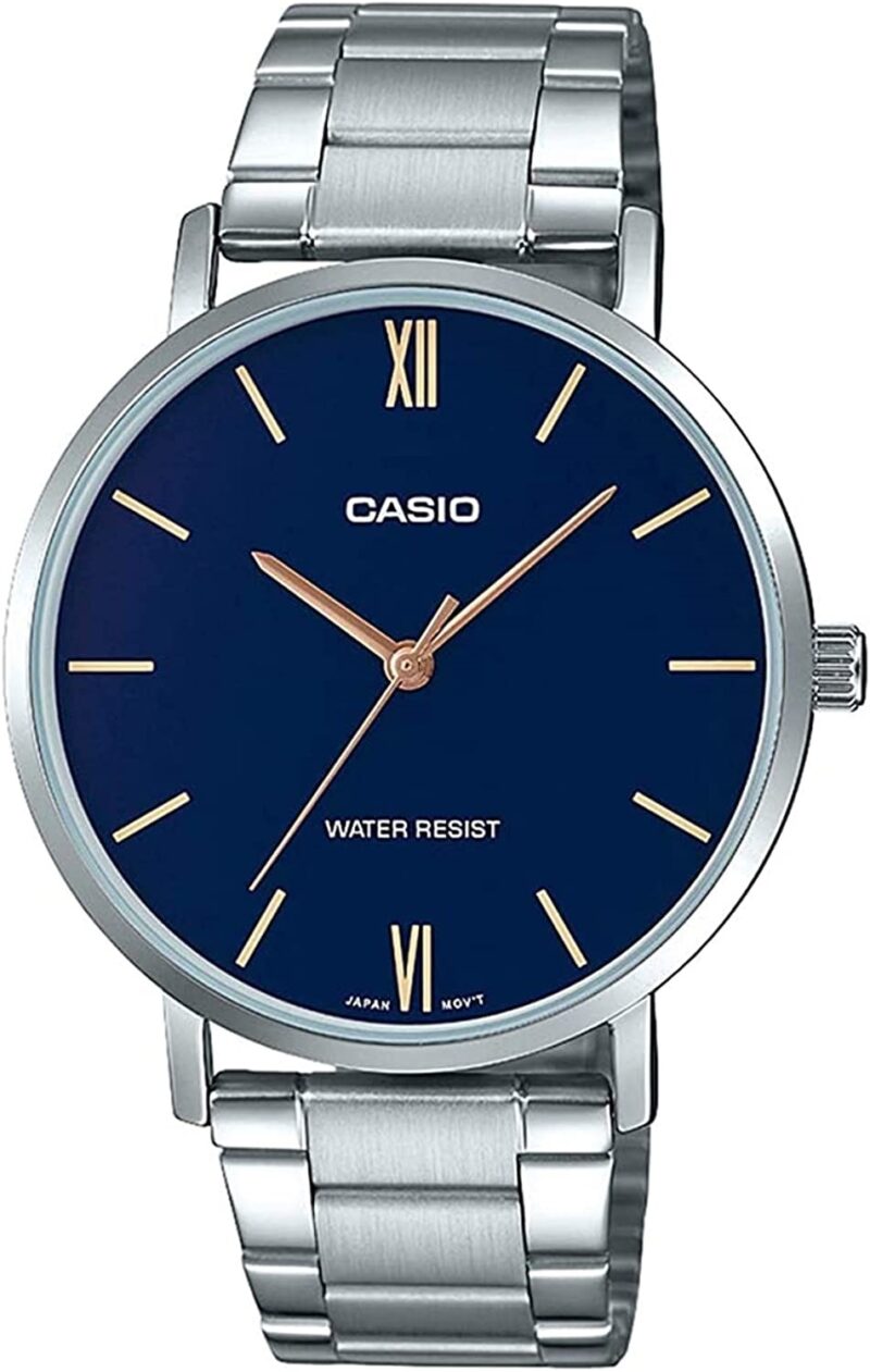 Casio Collection Minimal - Petrol Blue (MTP-VT01D-2BUDF) Men's Watch