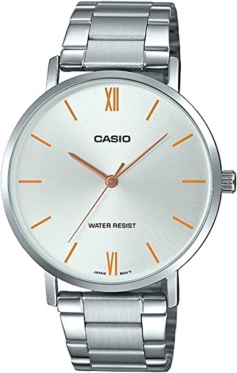 Casio Collection minimal, metal - argentee (mtp-vt01d-7budf) Men's Watch 1 Casio Collection Minimal - ArgentÈe (MTP-VT01D-7BUDF) Men's Watch