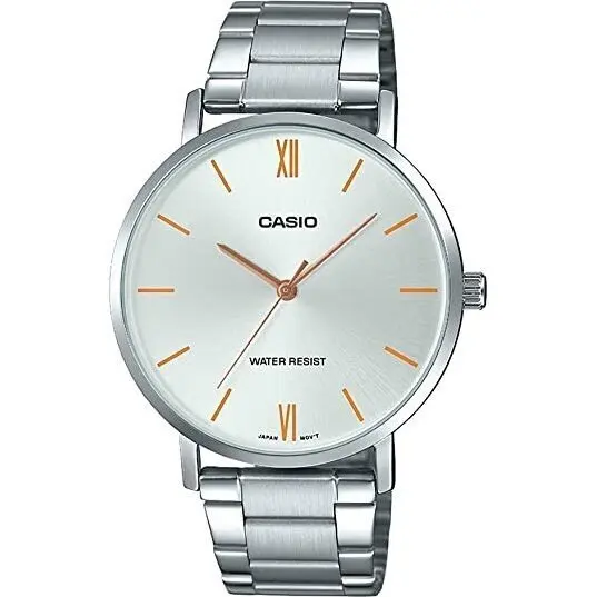 Casio Collection Minimal - ArgentÈe (MTP-VT01D-7BUDF) Men WATCHES Casio Collection Minimal - ArgentÈe (MTP-VT01D-7BUDF) Men WATCHES