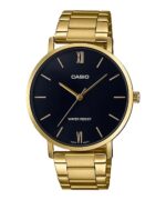 Casio Collection Minimal Gold - Black (MTP-VT01G-1BUDF) Men's Watch