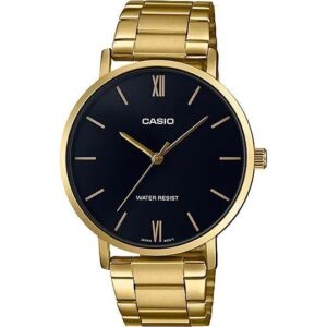 Casio Collection Minimal Gold - Black (MTP-VT01G-1BUDF) Men WATCHES