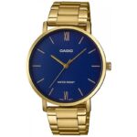Casio Collection Minimal Gold - Blue (MTP-VT01G-2BUDF) Men's Watch