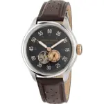 Elegant Aston Martin wristwatch with leather strap MTTS1F501