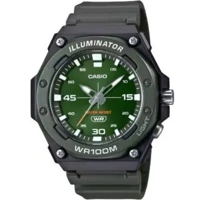 Casio Sport Diver - Illuminator Wr 100mt - Army Green (MW-620H-3AVDF) Men WATCHES
