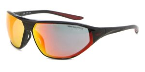 Nike Sunglasses Aero Swift Black Red Mirror - Nike Max Optics Lenses (M_DQ0993-011 65-12-140) Unisex EYEWEAR