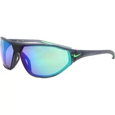 Nike Sunglasses Aero Swift Matte Dark Grey Green - Nike Max Optics Lenses (M_DQ0993-012 65-12-140) Men EYEWEAR