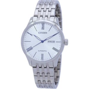 Citizen Stainless Steel White Dial Automatic NH8350-59B Men's Watch