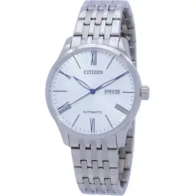Citizen Stainless Steel White Dial Automatic NH8350-59B Men's Watch