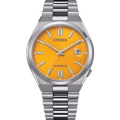 Citizen Tsuyosa Stainless Steel Yellow Dial Automatic NJ0150-81Z Men's Watch