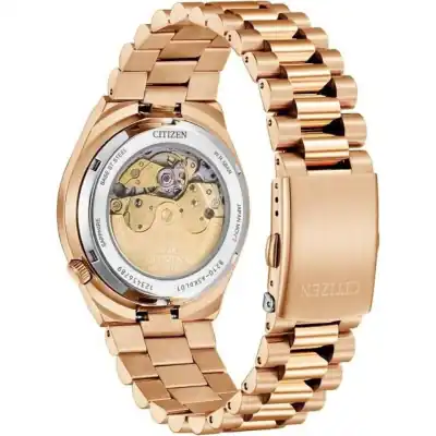Citizen Tsuyosa Gold Tone Stainless Steel Wine Red Dial Automatic NJ0153-82X Men’s Watch - NJ0153-82X
