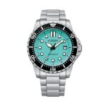 Citizen Urban Mechanical Stainless Steel Aqua Blue Dial Automatic NJ0170-83X 100M Men's Watch