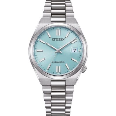 Citizen Tsuyosa Stainless Steel Light Blue Dial Automatic Nj0200-50l Men's Watch