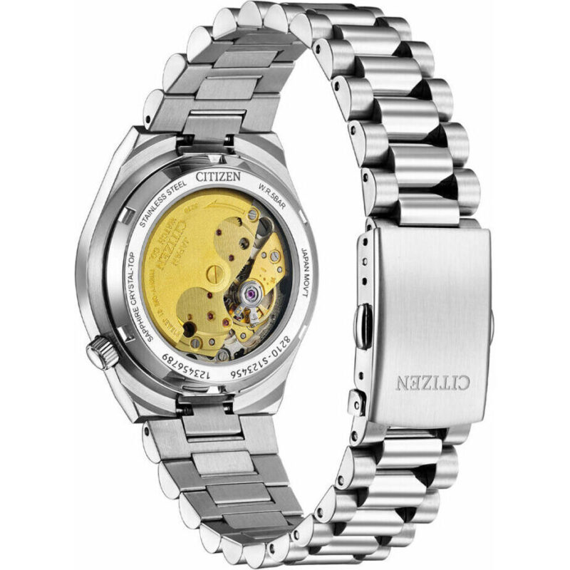 Citizen Tsuyosa Stainless Steel Sunray Purple Dial Automatic NJ0200-50W Men’s Watch - NJ0200-50W